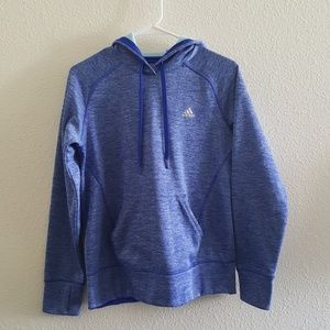 Blue Adidas hoodie